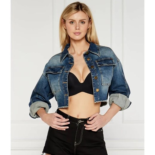 Pinko Kurtka jeansowa | Cropped Fit ze sklepu Gomez Fashion Store w kategorii Kurtki damskie - zdjęcie 184513337