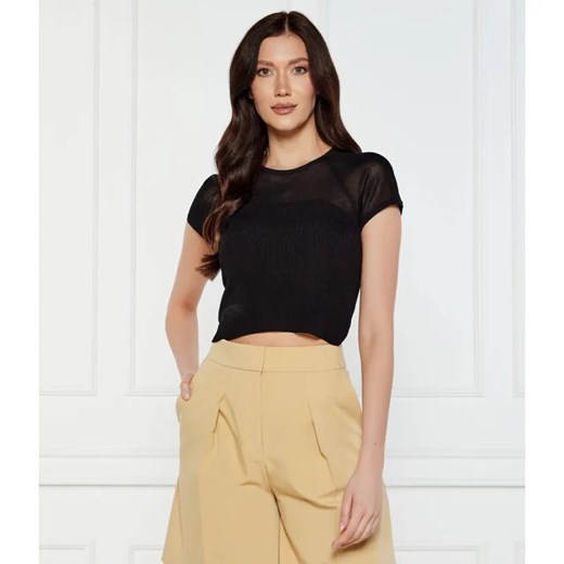 HUGO Bluzka Slevetta | Cropped Fit ze sklepu Gomez Fashion Store w kategorii Bluzki damskie - zdjęcie 184513376
