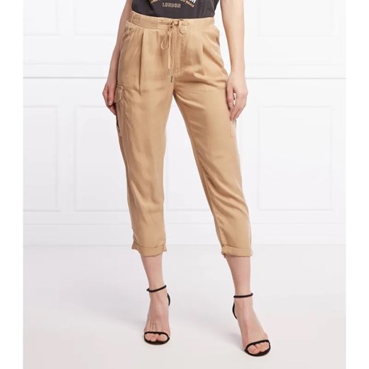 Pepe Jeans London Spodnie cargo JYNX | Relaxed fit | high waist ze sklepu Gomez Fashion Store w kategorii Spodnie damskie - zdjęcie 184513439