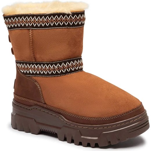 UGG Skórzane śniegowce CLASSIC MINI TRAILGAZER ze sklepu Gomez Fashion Store w kategorii Śniegowce damskie - zdjęcie 184513487