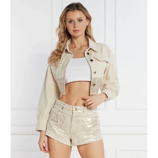 Pinko Kurtka jeansowa | Cropped Fit ze sklepu Gomez Fashion Store w kategorii Kurtki damskie - zdjęcie 184513507