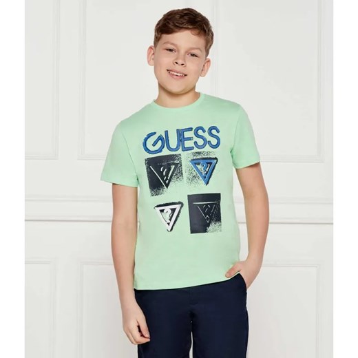 Guess T-shirt | Regular Fit ze sklepu Gomez Fashion Store w kategorii T-shirty chłopięce - zdjęcie 184513598