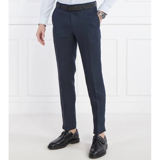 Joop! Lniane spodnie chino JT-18Hank | Slim Fit Joop! 54 wyprzedaż Gomez Fashion Store
