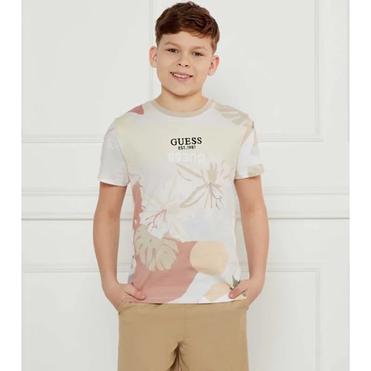 Guess T-shirt | Regular Fit ze sklepu Gomez Fashion Store w kategorii T-shirty chłopięce - zdjęcie 184513716