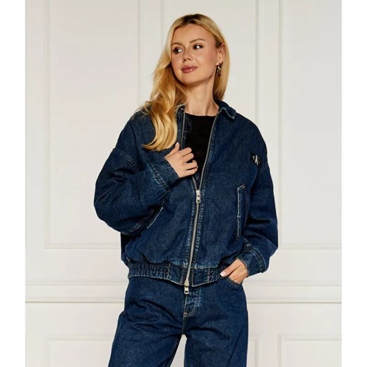 Calvin Klein Jeans Jeansowa kurtka bomber ze sklepu Gomez Fashion Store w kategorii Kurtki damskie - zdjęcie 184513745