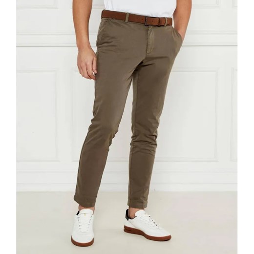BOSS BLACK Spodnie chino Kaito1 | Slim Fit ze sklepu Gomez Fashion Store w kategorii Spodnie męskie - zdjęcie 184513746