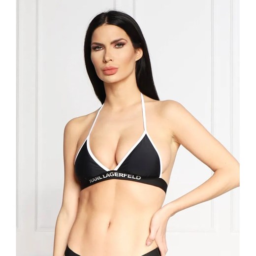 Karl Lagerfeld Góra od bikini triangle elastic ze sklepu Gomez Fashion Store w kategorii Stroje kąpielowe - zdjęcie 184513759