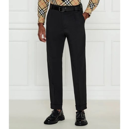 HUGO Spodnie Teagan251F1X | Modern fit | z dodatkiem wełny ze sklepu Gomez Fashion Store w kategorii Spodnie męskie - zdjęcie 184513769