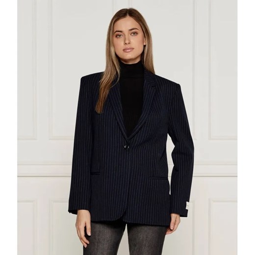 Calvin Klein Marynarka | Slim Fit | z dodatkiem wełny ze sklepu Gomez Fashion Store w kategorii Marynarki damskie - zdjęcie 184513789