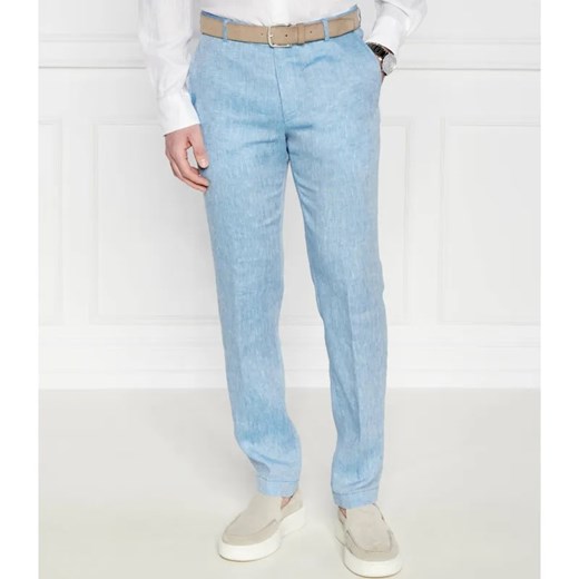 Joop! Lniane spodnie JT-18Hank | Slim Fit Joop! 48 promocja Gomez Fashion Store