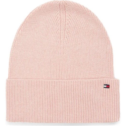 Tommy Hilfiger Czapka ESSENTIAL FLAG | z dodatkiem kaszmiru ze sklepu Gomez Fashion Store w kategorii Czapki zimowe damskie - zdjęcie 184513858