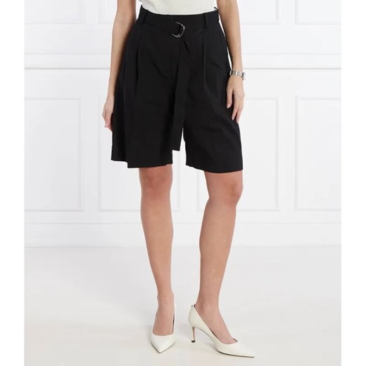 BOSS BLACK Lniane szorty Tannah1 | Relaxed fit ze sklepu Gomez Fashion Store w kategorii Szorty - zdjęcie 184514099