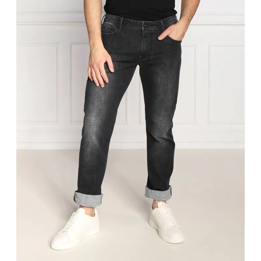 Emporio Armani Jeansy j06 | Slim Fit | | z dodatkiem wełny ze sklepu Gomez Fashion Store w kategorii Jeansy męskie - zdjęcie 184514119