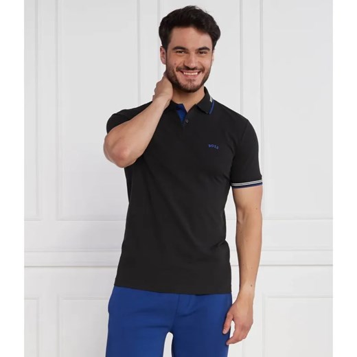 BOSS GREEN Polo Paul Curved | Slim Fit | stretch ze sklepu Gomez Fashion Store w kategorii T-shirty męskie - zdjęcie 184514136