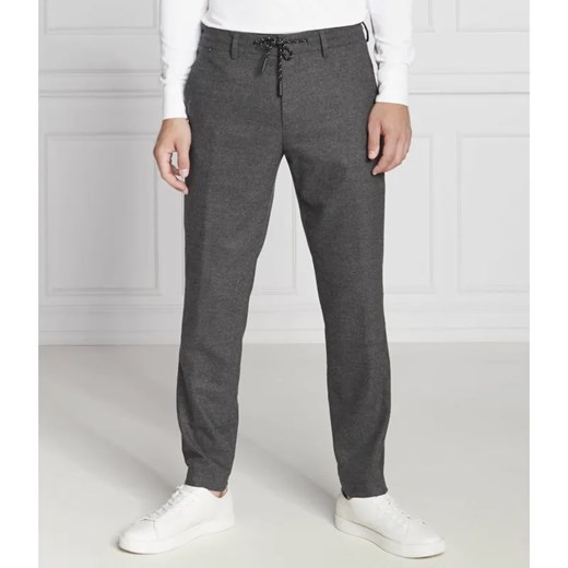 BOSS BLACK Spodnie P-Genius-DS-224 | Slim Fit | z dodatkiem wełny ze sklepu Gomez Fashion Store w kategorii Spodnie męskie - zdjęcie 184514138
