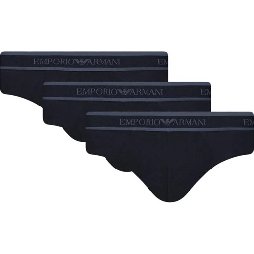 Emporio Armani Slipy 3-pack ze sklepu Gomez Fashion Store w kategorii Majtki męskie - zdjęcie 184514219