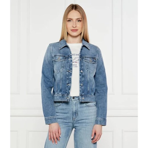 Tommy Hilfiger Jeansowa kurtka | Slim Fit ze sklepu Gomez Fashion Store w kategorii Kurtki damskie - zdjęcie 184514227