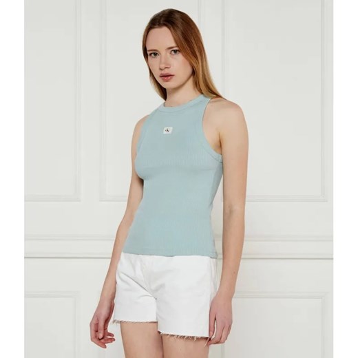Calvin Klein Jeans Top | Slim Fit ze sklepu Gomez Fashion Store w kategorii Bluzki damskie - zdjęcie 184514268