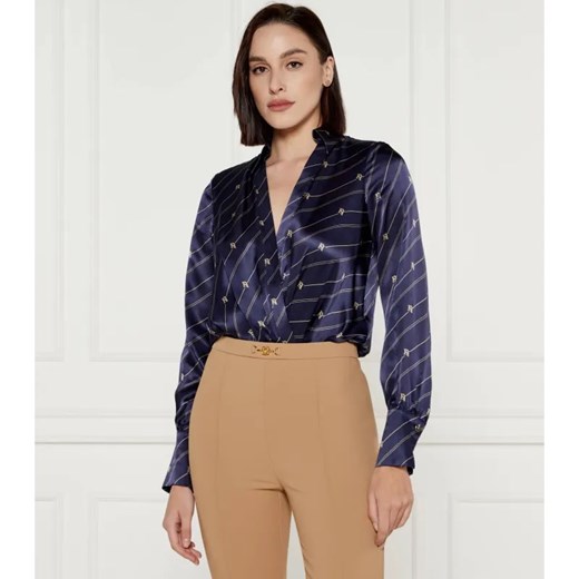 Elisabetta Franchi Jedwabne body | Regular Fit ze sklepu Gomez Fashion Store w kategorii Bluzki damskie - zdjęcie 184514299