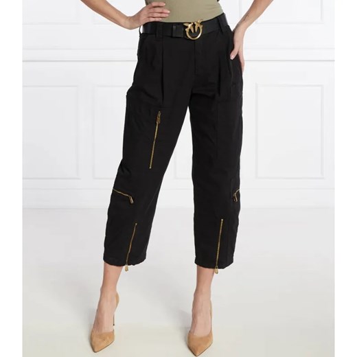 Pinko Jeansowe spodnie cargo | Regular Fit | stretch ze sklepu Gomez Fashion Store w kategorii Spodnie damskie - zdjęcie 184514419
