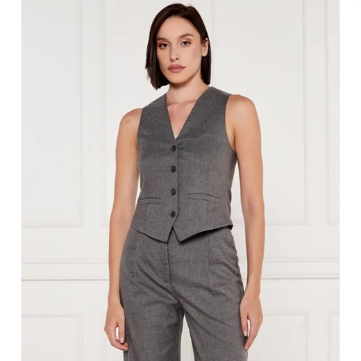 Samsøe Samsøe Kamizelka SARAMONA VEST | Slim Fit ze sklepu Gomez Fashion Store w kategorii Kamizelki damskie - zdjęcie 184514448
