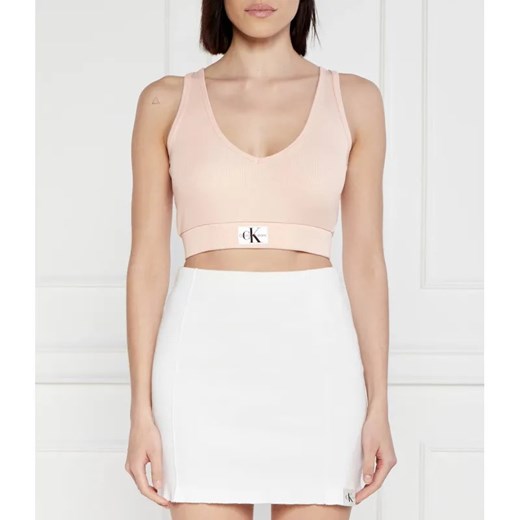 Calvin Klein Jeans Top | Cropped Fit ze sklepu Gomez Fashion Store w kategorii Bluzki damskie - zdjęcie 184514527