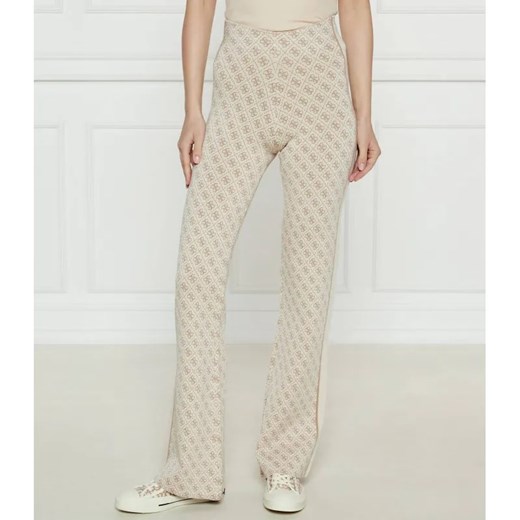 GUESS Spodnie dzianinowe | flare fit ze sklepu Gomez Fashion Store w kategorii Spodnie damskie - zdjęcie 184514607