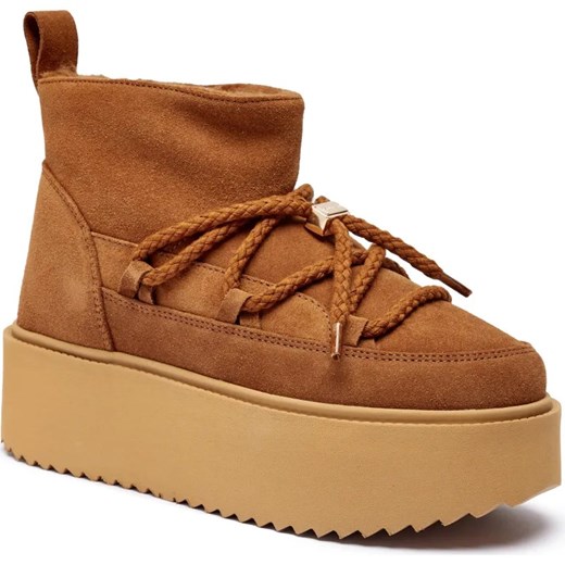 INUIKII Skórzane śniegowce CLASSIC LOW PLATFORM ze sklepu Gomez Fashion Store w kategorii Śniegowce damskie - zdjęcie 184514625
