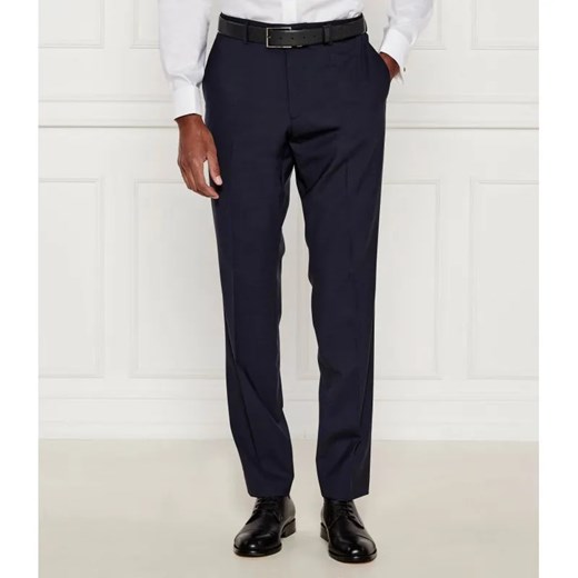 BOSS BLACK Wełniane spodnie H-Lenon-MM-224 | Regular Fit ze sklepu Gomez Fashion Store w kategorii Spodnie męskie - zdjęcie 184514656