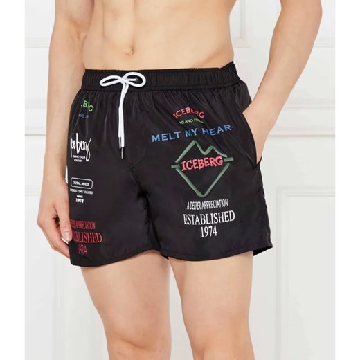Iceberg Szorty kąpielowe | Regular Fit ze sklepu Gomez Fashion Store w kategorii Kąpielówki - zdjęcie 184514676