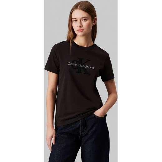 Calvin Klein Jeans T-shirt | Regular Fit ze sklepu Gomez Fashion Store w kategorii Bluzki damskie - zdjęcie 184514706