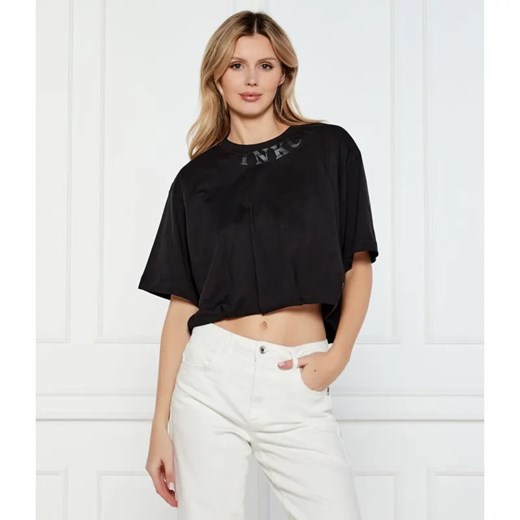 Pinko T-shirt TORRONE | Cropped Fit ze sklepu Gomez Fashion Store w kategorii Bluzki damskie - zdjęcie 184514786