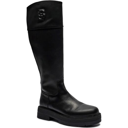 BOSS BLACK Skórzane oficerki Rebby ze sklepu Gomez Fashion Store w kategorii Kozaki damskie - zdjęcie 184514799