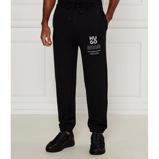 HUGO Spodnie dresowe Dapurlonga | Loose fit ze sklepu Gomez Fashion Store w kategorii Spodnie męskie - zdjęcie 184514896