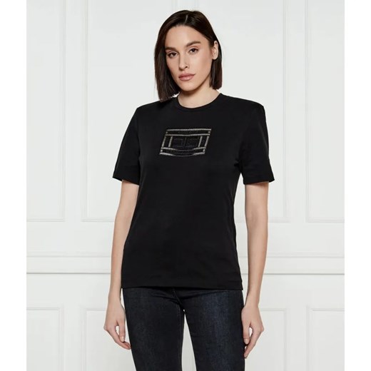 Elisabetta Franchi T-shirt | Regular Fit Elisabetta Franchi 34 wyprzedaż Gomez Fashion Store