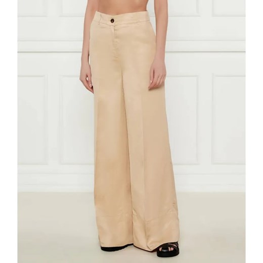 Liu Jo Lniane spodnie | Relaxed fit ze sklepu Gomez Fashion Store w kategorii Spodnie damskie - zdjęcie 184515029