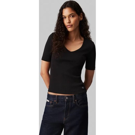 Calvin Klein Jeans Bluzka | Slim Fit ze sklepu Gomez Fashion Store w kategorii Bluzki damskie - zdjęcie 184515038