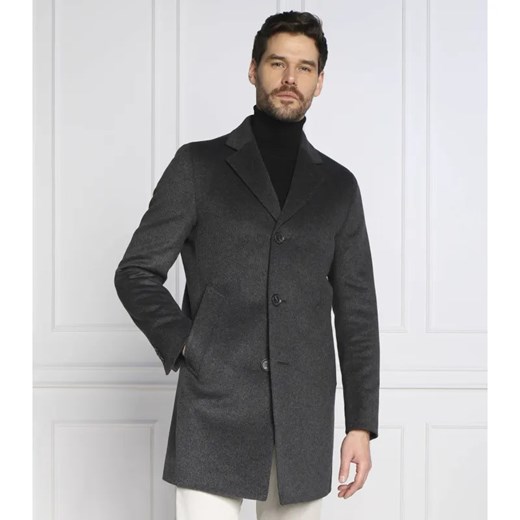 Oscar Jacobson Wełniany płaszcz Storvik | z dodatkiem kaszmiru ze sklepu Gomez Fashion Store w kategorii Płaszcze męskie - zdjęcie 184515059