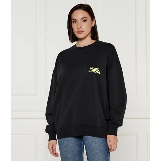 HUGO Bluza Dargentix | Loose fit ze sklepu Gomez Fashion Store w kategorii Bluzy damskie - zdjęcie 184515077