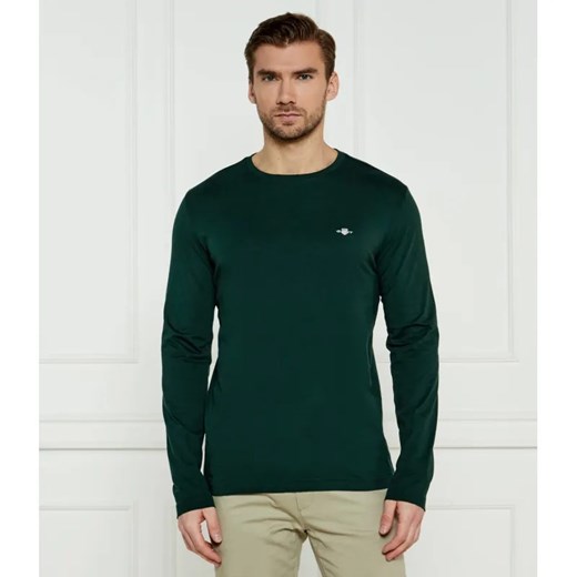 Gant Longsleeve SHIELD | Slim Fit ze sklepu Gomez Fashion Store w kategorii T-shirty męskie - zdjęcie 184515099