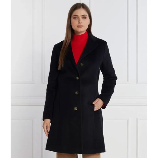 LAUREN RALPH LAUREN Wełniany płaszcz | z dodatkiem kaszmiru ze sklepu Gomez Fashion Store w kategorii Płaszcze damskie - zdjęcie 184515145