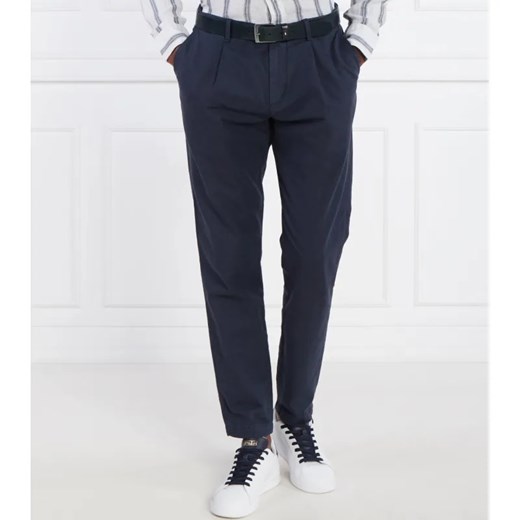 Tommy Hilfiger Spodnie HARLEM | Slim Fit | z dodatkiem lnu ze sklepu Gomez Fashion Store w kategorii Spodnie męskie - zdjęcie 184515188