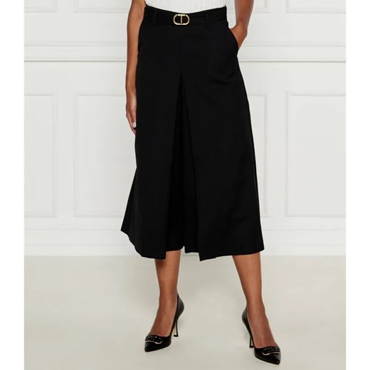 TWINSET Spodnie | Loose fit | z dodatkiem wełny ze sklepu Gomez Fashion Store w kategorii Spodnie damskie - zdjęcie 184515227