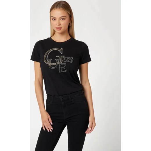 GUESS T-shirt | Regular Fit ze sklepu Gomez Fashion Store w kategorii Bluzki damskie - zdjęcie 184515235