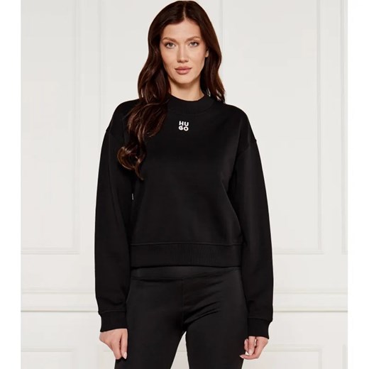 HUGO Bluza DAXANDRIA | Relaxed fit ze sklepu Gomez Fashion Store w kategorii Bluzy damskie - zdjęcie 184515248