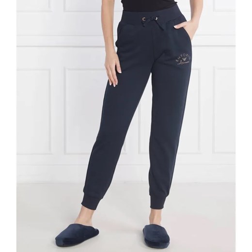 Emporio Armani Spodnie dresowe | Regular Fit ze sklepu Gomez Fashion Store w kategorii Spodnie damskie - zdjęcie 184515255