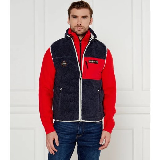 Napapijri Polarowy bezrękawnik Yupik | Regular Fit ze sklepu Gomez Fashion Store w kategorii Kamizelki męskie - zdjęcie 184515277