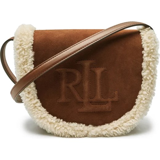 LAUREN RALPH LAUREN Skórzana torebka na ramię WITLEY Shearling ze sklepu Gomez Fashion Store w kategorii Listonoszki - zdjęcie 184515289