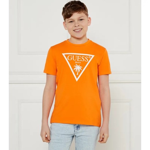 Guess T-shirt | Regular Fit ze sklepu Gomez Fashion Store w kategorii T-shirty chłopięce - zdjęcie 184515409
