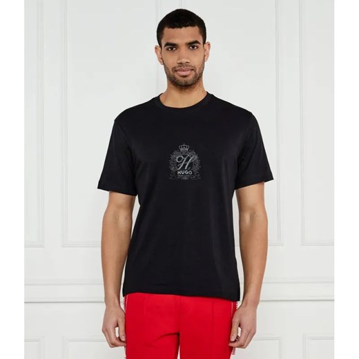 HUGO T-shirt Daminor | Regular Fit ze sklepu Gomez Fashion Store w kategorii T-shirty męskie - zdjęcie 184515556